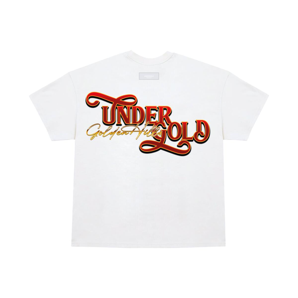 Undergold Golden Hills III Basic T-shirt White